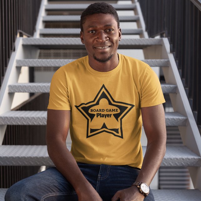 Board Game Player Black Frame Mens Shirt (Creator Uploaded)