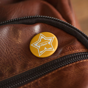 Board Game Player White Frame Button