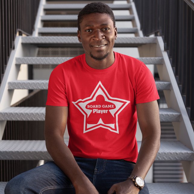 Board Game Player White Frame Mens Shirt (Creator Uploaded)