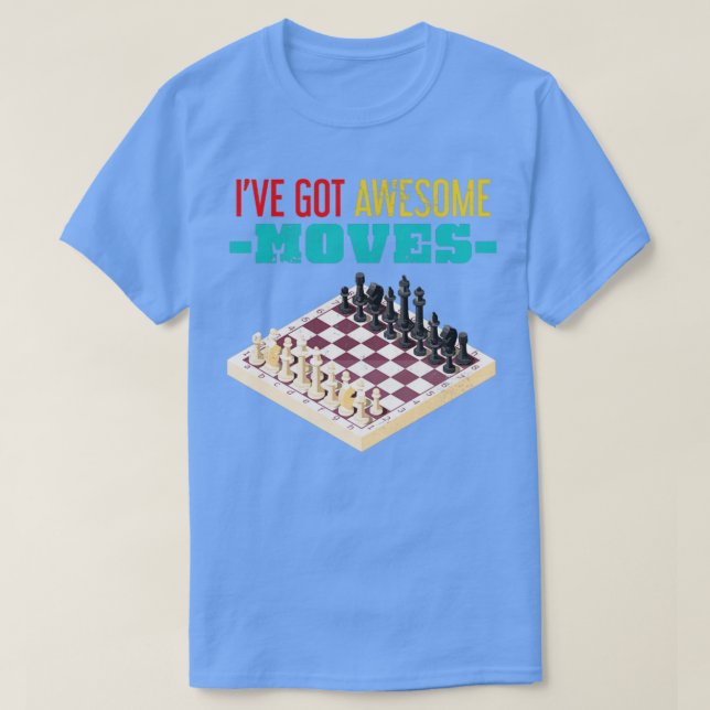 Board Game Strategy Chess Figures Chess T-Shirt (Design Front)