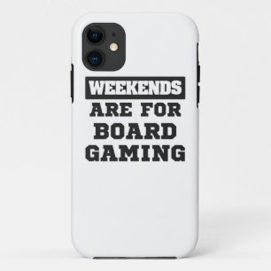 Board Gamer Gift Weekends Are For Board Gaming Case-Mate iPhone Case