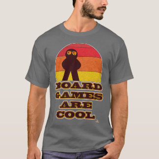 Board Games Are Cool Fun Meeple Hipster T-Shirt