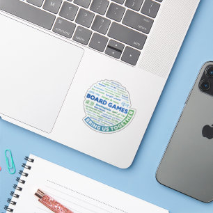 Board Games Bring Us Together Vinyl Sticker