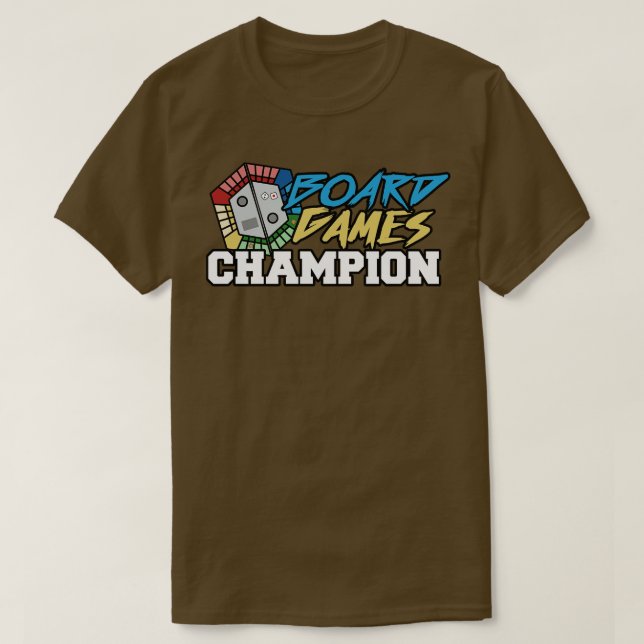 Board Games Champion T-Shirt (Design Front)