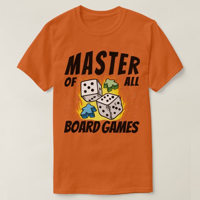Board Games T-Shirt (Design Front)