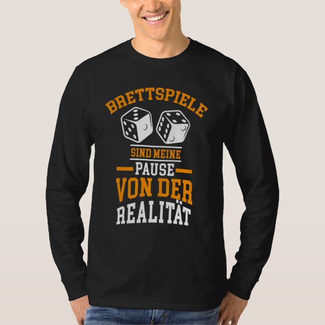 Board Games Throwing Game Evening T-Shirt (Front)