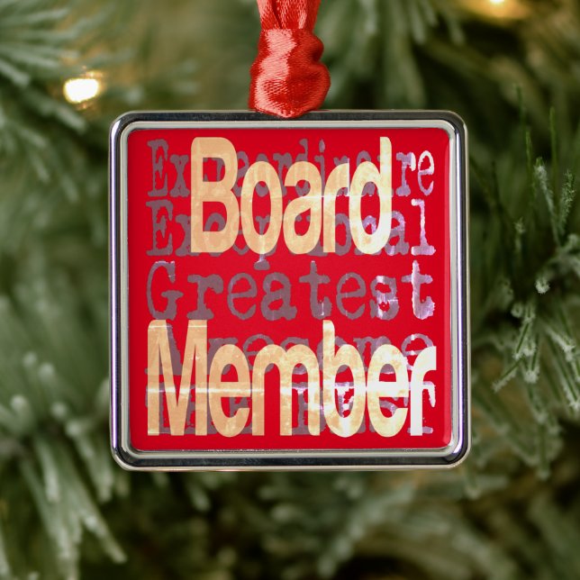 Board Member Extraordinaire Metal Tree Decoration (Tree)