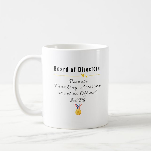 Board of Directors  Coffee Mug (Left)