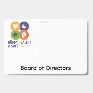 Board of Directors Name Tag ID Badge