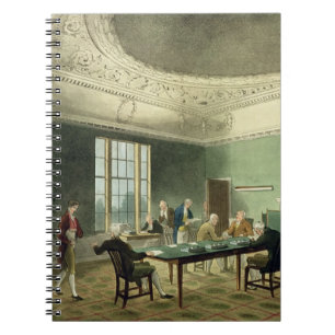 Board of Trade, from 'Ackermann's Microcosm of Lon Spiral Notebook
