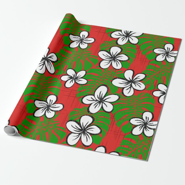 Board Short Kalikimaka Wrapping Paper (Unrolled)