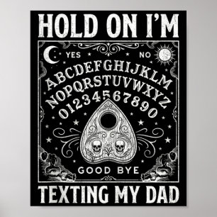Board sorry can't talk on the phone dad tank poster