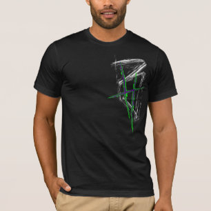 board   T-shirt   [Black/Green] Front/Back logo