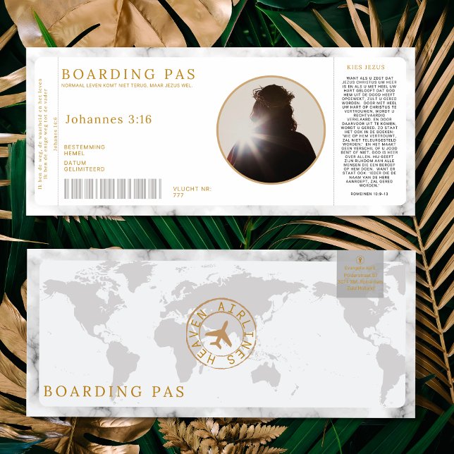 Boarding Pas Traktaat DUTCH | Gospel Tract   Invitation (Creator Uploaded)