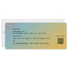 Boarding Pass Destination Wedding QR code