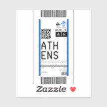 Boarding pass to Athens (ATH)