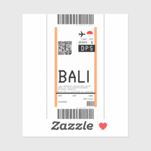 Boarding pass to Bali (DPS)
