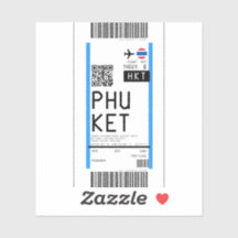Boarding pass to Phuket (HKT)