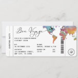 Boarding Pass Travel Bon Voyage Retirement Party Invitation<br><div class="desc">Embark on a journey of celebration with our exquisite Boarding Pass Bon Voyage Invitations – the perfect way to bid farewell and honour a new chapter in someone's life! Whether it's a retirement celebration, a colleague leaving for a new job, or an adventure overseas, these invitations capture the spirit of...</div>