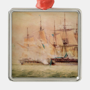 Boarding the 'Chesapeake' Metal Tree Decoration