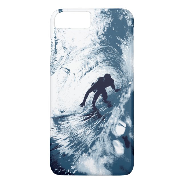 Boarding Trybe Tube, Hawaiian Surf Graphic Case-Mate iPhone Case (Back)