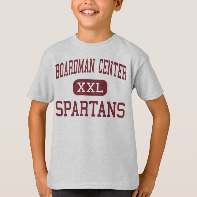 Boardman Centre - Spartans - Middle - Youngstown T-Shirt (Front)