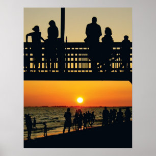 Boardwalk Glow Poster
