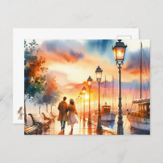 Boardwalk Stroll Postcard