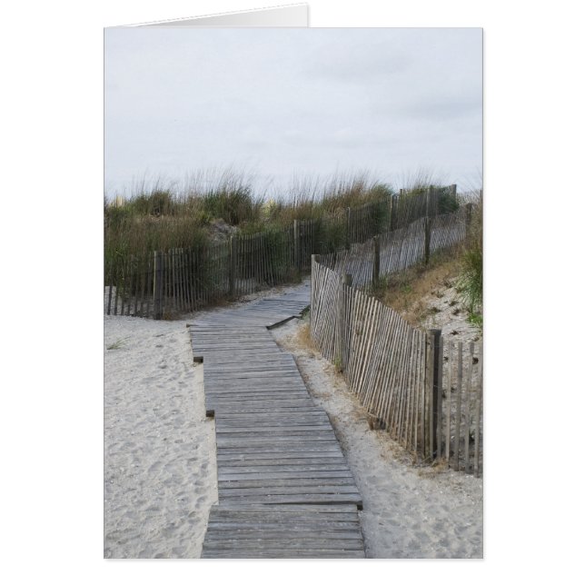 Boardwalk to Beach Atlantic City New Jersey (Front)