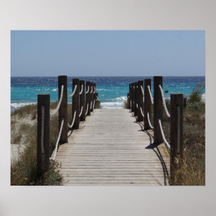 Boardwalk to the Beach Poster