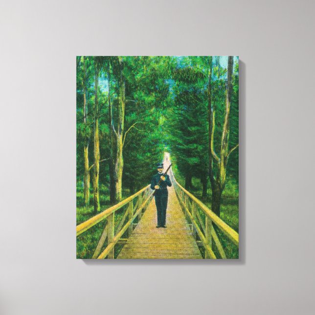 Boardwalk View at the Presidio Canvas Print (Front)