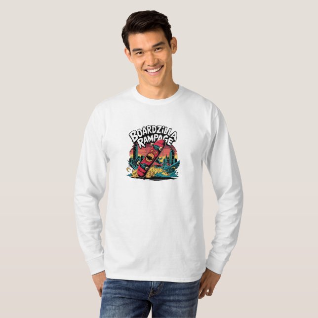 Boardzilla Rampage Urban Long Sleeve T-Shirt (Front Full)