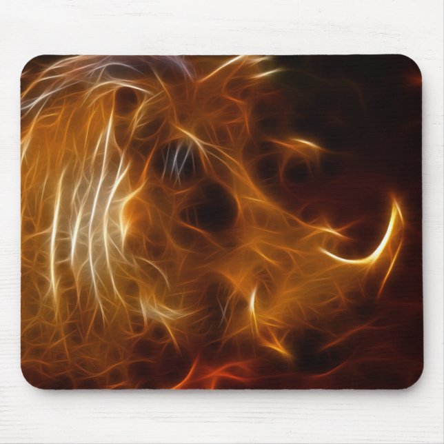 Boars beauty in the beast mouse pad (Front)