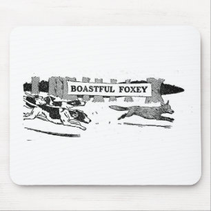 Boastful Foxy Mouse Pad