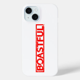 Boastful Stamp iPhone 15 Case
