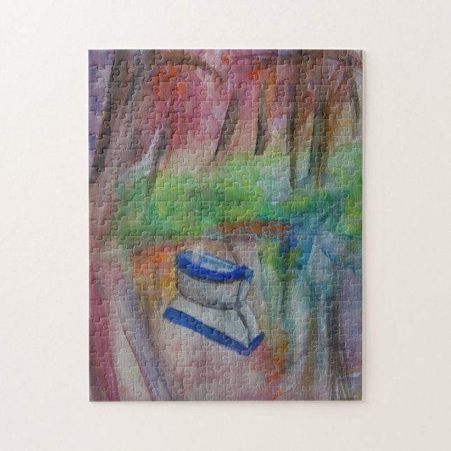 Boat 11" x 14" Photo Puzzle with Gift Box (Vertical)