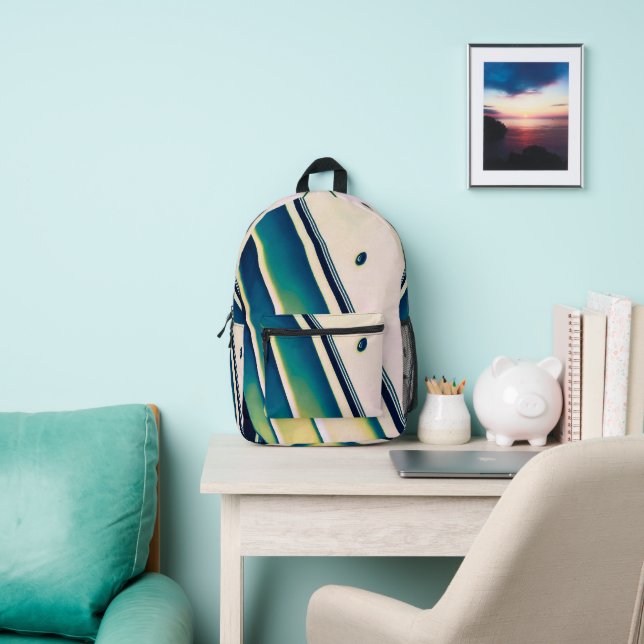 Boat Abstract in Blue Backpack  (Insitu)