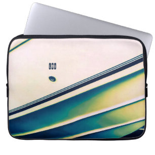 Boat Abstract in Blue Electronics Bag