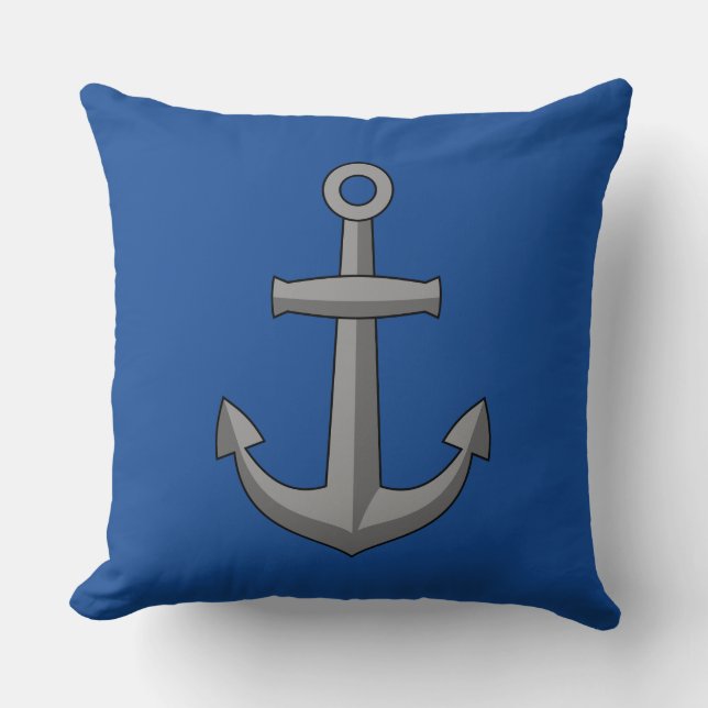Boat Anchor Cartoon Cushion (Front)