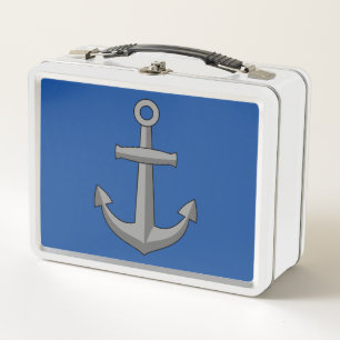 Boat Anchor Cartoon Metal Lunch Box