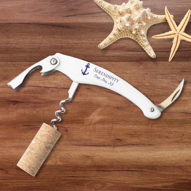Boat Anchor Personalised Corkscrew (Creator Uploaded)