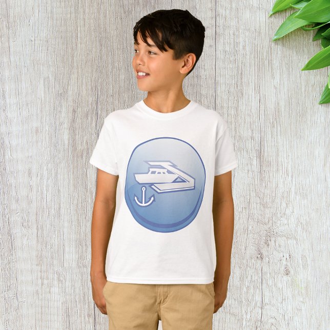 Boat and Anchor Nautical Marine T-Shirt (Creator Uploaded)