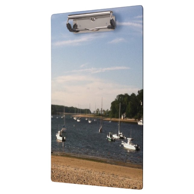 BOAT AND BEACH SCENE CLIPBOARD (Left)