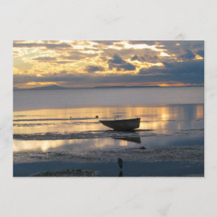 Boat and Heron Invitation