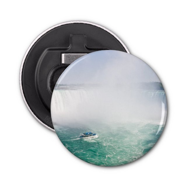 Boat and Horseshoe Falls from Niagara Falls Bottle Opener (Front)