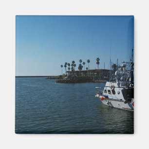 Boat at Oceanside Harbour -CA Magnet