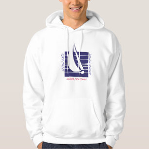 Boat Blue Square_UpDown Auckland t-shirt Hoodie