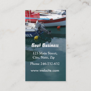 Boat Business Card