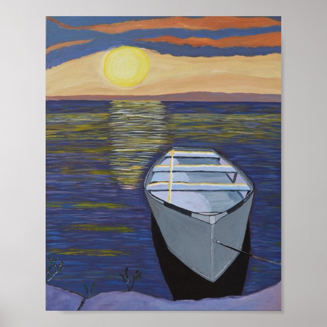 Boat by the Shore poster (Front)