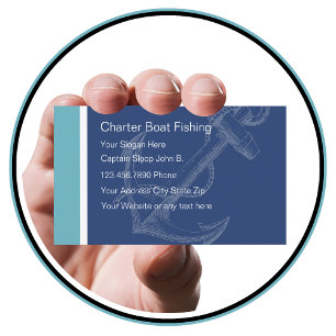 Boat Captain Business Cards